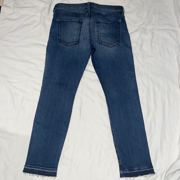 New 7 For All Mankind Paxtyn Straight Leg Crop Jeans Wash 32 34 - Picture 5 of 10